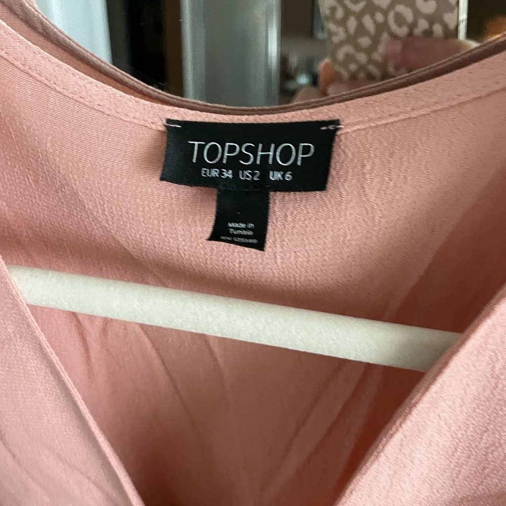 Topshop Light Pink Blouse - Picture 3 of 3